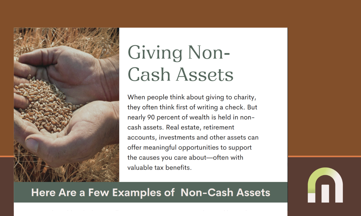 Giving Non-Cash Assets